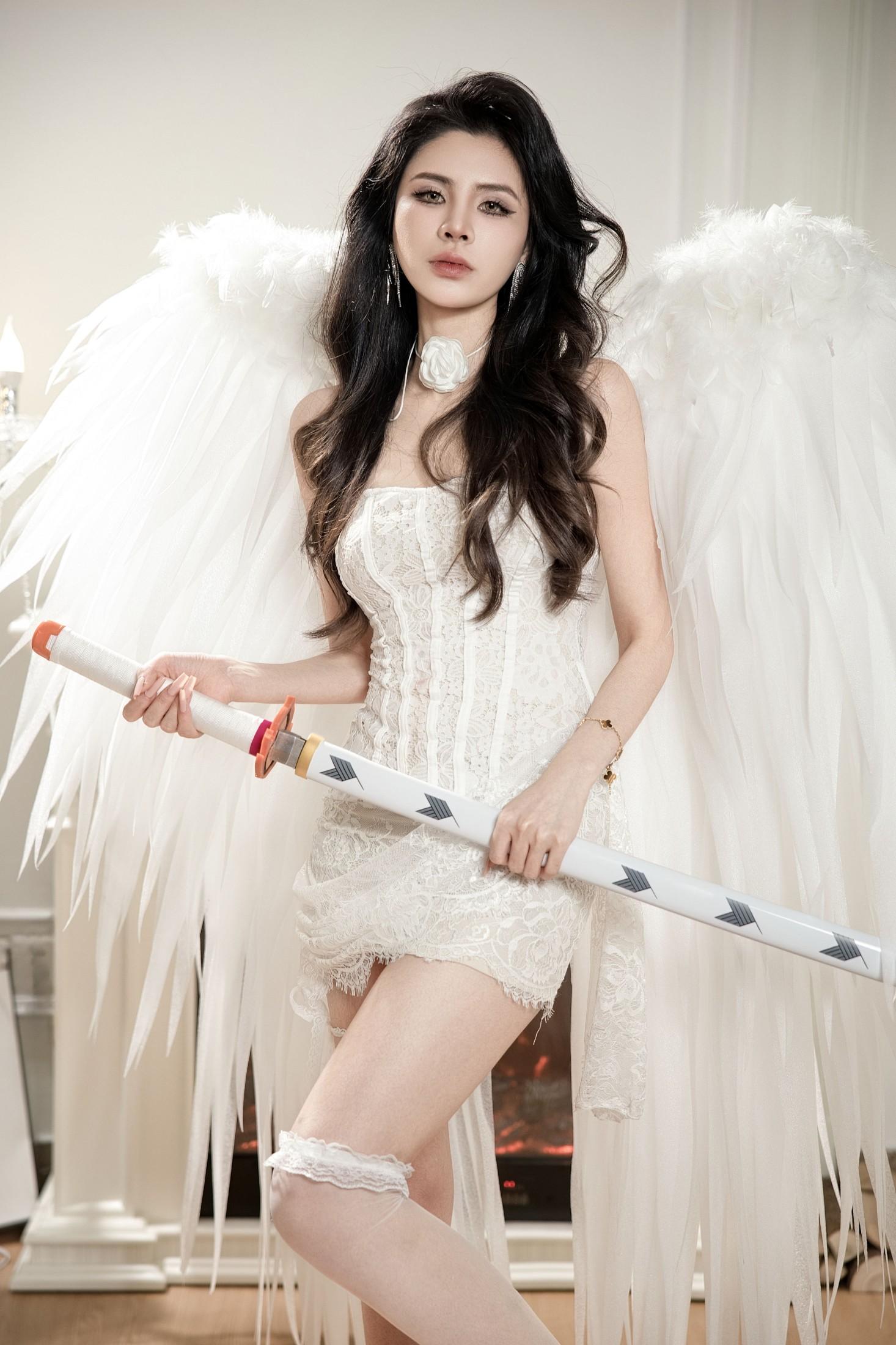 ID9855黑白天使 - 妍画集-妍画集